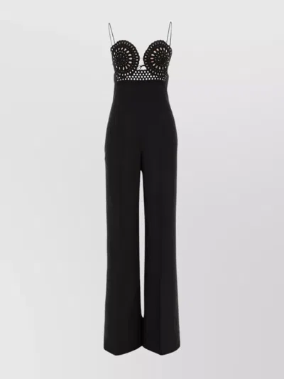 Stella Mccartney Broderie Anglaise Bustier Jumpsuit In 1000