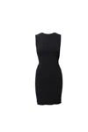 Stella Mccartney Miracle Sleeveless Compact Knit Mini Dress In Black