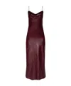 Stella Mccartney Backless Square-neck Midi Dress In Brown