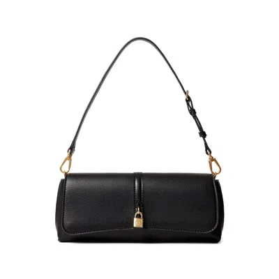 Stella Mccartney Womens Black Ryder Pochette Faux-leather Shoulder Bag