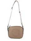 Stella Mccartney Textured Shoulder Bag Adjustable Strap In Nude