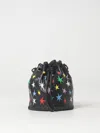 Stella Mccartney Star-print Bucket Bag In 黑色