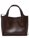 Stella Mccartney Bag With Shoulder Strap And Logo In Brown