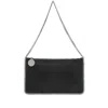 Stella Mccartney Womens Black Falabella Pochette Faux-leather Shoulder Bag In Black
