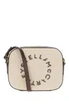 Stella Mccartney Canvas Camera Bag In Beige
