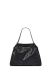 Stella Mccartney Falabella Drawstring Vegan Leather Tote Bag In Black