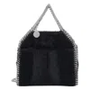 Stella Mccartney Mini Handbag With Chain Strap And Metal Hardware In Black