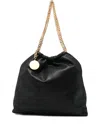 Stella Mccartney Medium Falabella Chain Shoulder Bag In Black