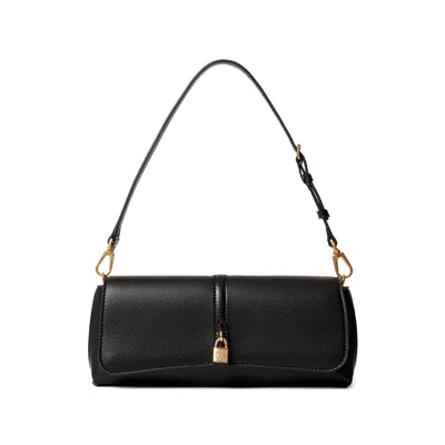 Stella Mccartney Womens Black Ryder Pochette Faux-leather Shoulder Bag