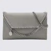 Stella Mccartney Grey Faux Leather Falabella Shoulder Bag