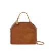 Stella Mccartney Falabella Tiny Tote Bag In Brown