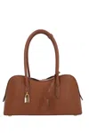 Stella Mccartney Stella Ryder Leather Shoulder Bag In Brown