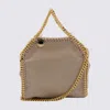 Stella Mccartney Cream Faux Leather Falabella Tiny Tote Bag