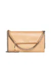 Stella Mccartney Mini Falabella Shaggy Faux Deer Bag In Fawn