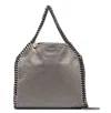 Stella Mccartney Falabella Logo Plaque Tote Bag In Grey