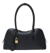 Stella Mccartney Structured Shape Shoulder Bag With Gold-tone Hardware In Black