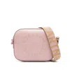 Stella Mccartney Small Camera Embossed Grainy Mat Bags In Multicolor