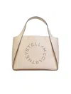 Stella Mccartney Stella Logo Eco-leather Tote In White