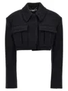 Stella Mccartney Synthetic Fibers Jacket In Black
