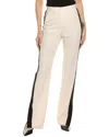 Stella Mccartney Balladonia Silk-lined Wool Trouser In White