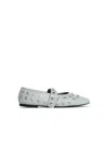 Stella Mccartney Ryder Eco Alter Mat Studded Ballerina Flats In Blue