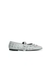 Stella Mccartney Ryder Eco Alter Mat Studded Ballerina Flats In Blue