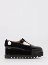 Stella Mccartney Mary Jane Elyse Wedge Shoes In Black