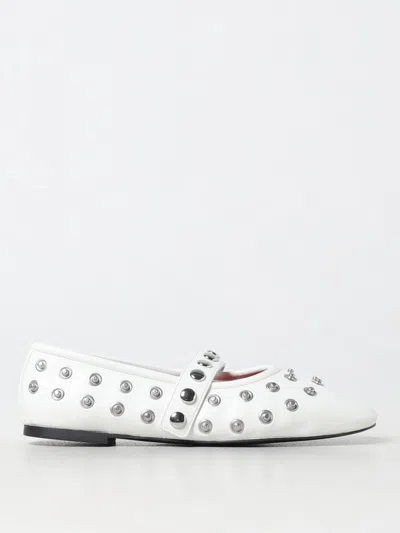 STELLA MCCARTNEY BALLET FLATS STELLA MCCARTNEY WOMAN COLOR WHITE,G10095001