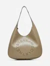 Stella Mccartney Bamboo Logo Slouchy Hobo Tote Bag