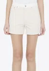 Stella Mccartney Banana Shorts In Beige