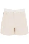 Stella Mccartney Banana Shorts In White/ecru