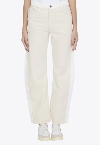 STELLA MCCARTNEY BANANA LEG UTILITY JEANS