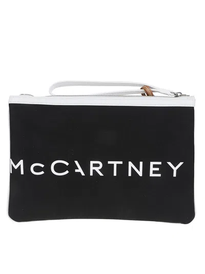 Stella Mccartney Bananatex® Pouch Eco Canvas In Black