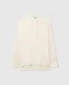 Stella Mccartney Band Collar Shirt In White