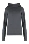 Stella Mccartney Bardot Neck Sweater In Grey Virgin Wool In Gray