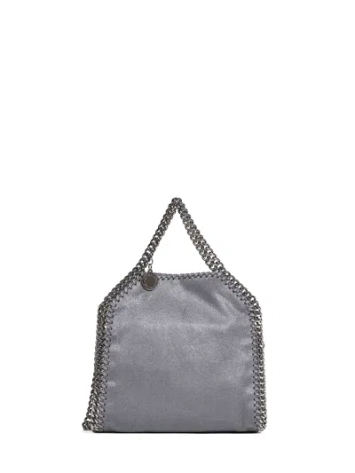 Stella Mccartney Bark Falabella Wallet-on-chain Crossbody In Gray