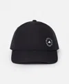 Stella Mccartney Baseball Cap In Black