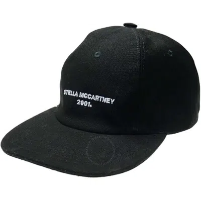 Stella Mccartney Baseball Cap In Black
