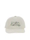 Stella Mccartney White Dandelion Logo Cap In White