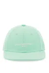 Stella Mccartney Baseball Cap With Embroidery In Green