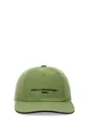 Stella Mccartney Embroidered Logo Organic Cotton Baseball Cap In Brown