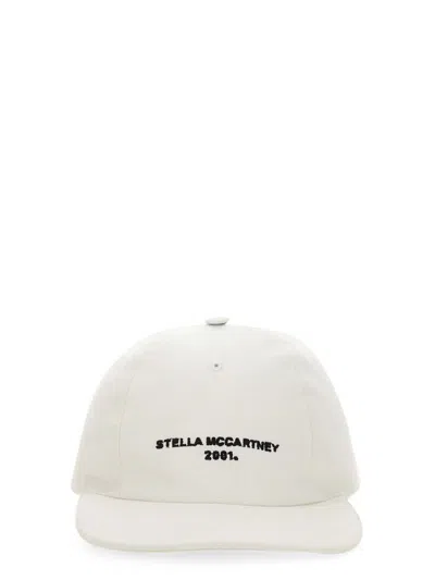 Stella Mccartney Women Baseball Hat With Logo Embroidery In White