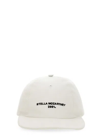 STELLA MCCARTNEY STELLA MCCARTNEY BASEBALL HAT WITH LOGO EMBROIDERY