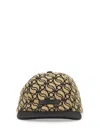 Stella Mccartney Logo Baseball Hat Patterned Design In Multi