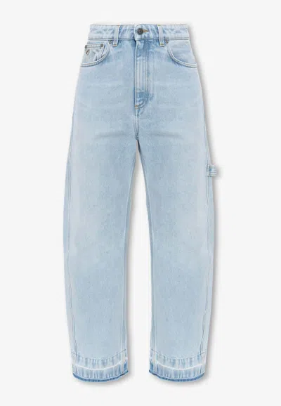 Stella Mccartney Basic Tapered-leg Jeans In Blue