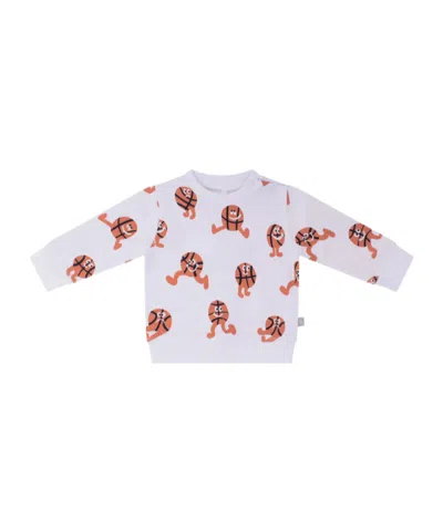 Stella Mccartney Basketball-print Sweatshirt In White