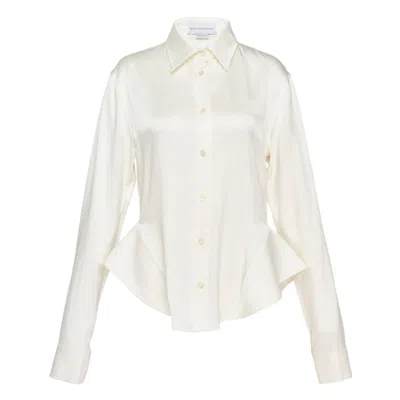 Stella Mccartney Shirt Woman Color Beige In Orange