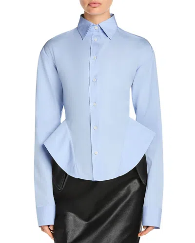 Stella Mccartney Basque Shirt In Blue