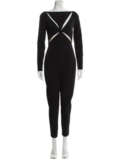 Pre-owned Stella Mccartney Bateau Neckline Jumpsuit W/ Tags In Black