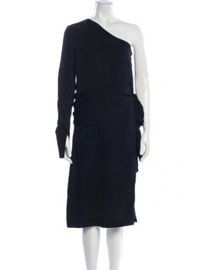 Pre-owned Stella Mccartney Bateau Neckline Mini Dress In Purple
